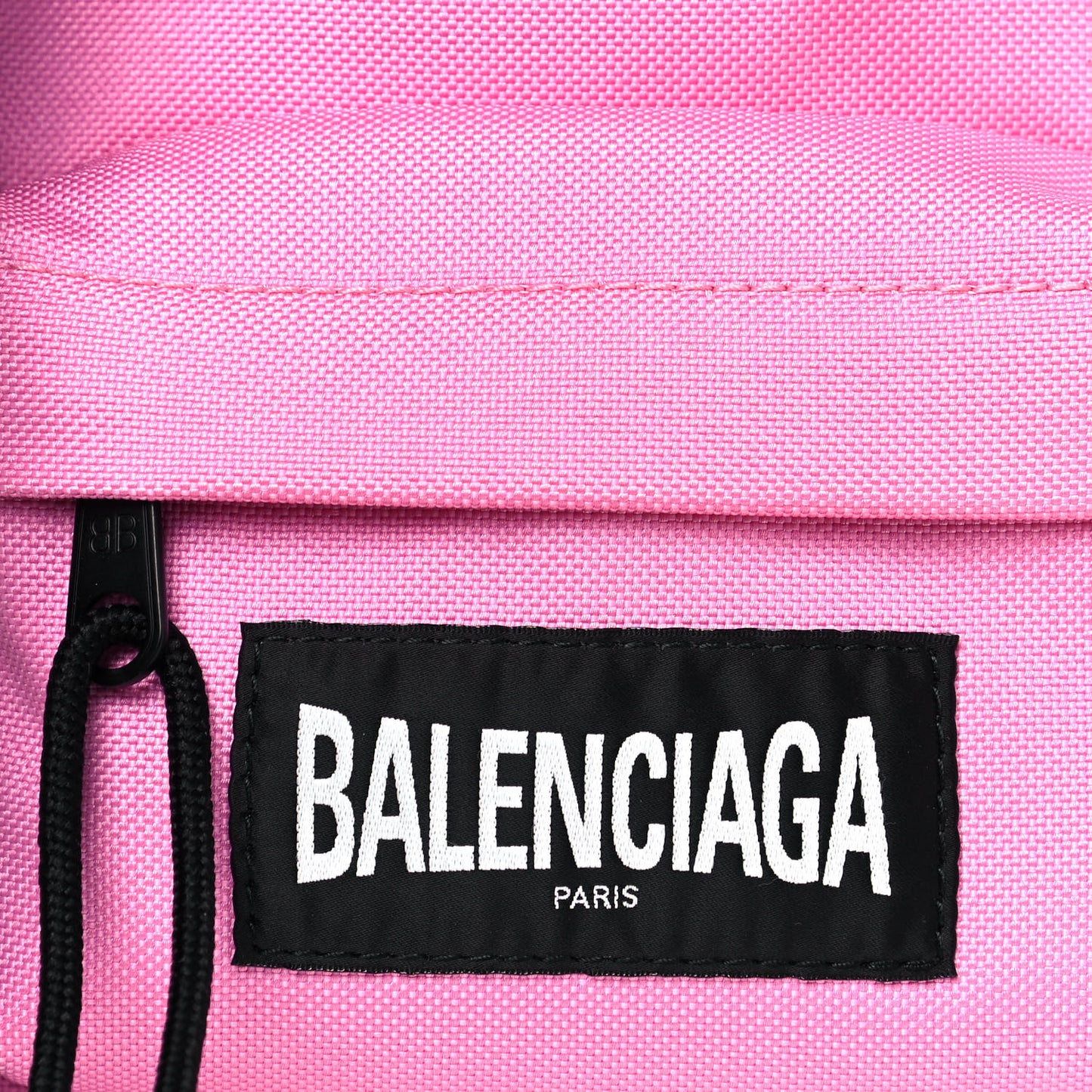 Recycled Casual Nylon Mini Oversized Backpack Pink