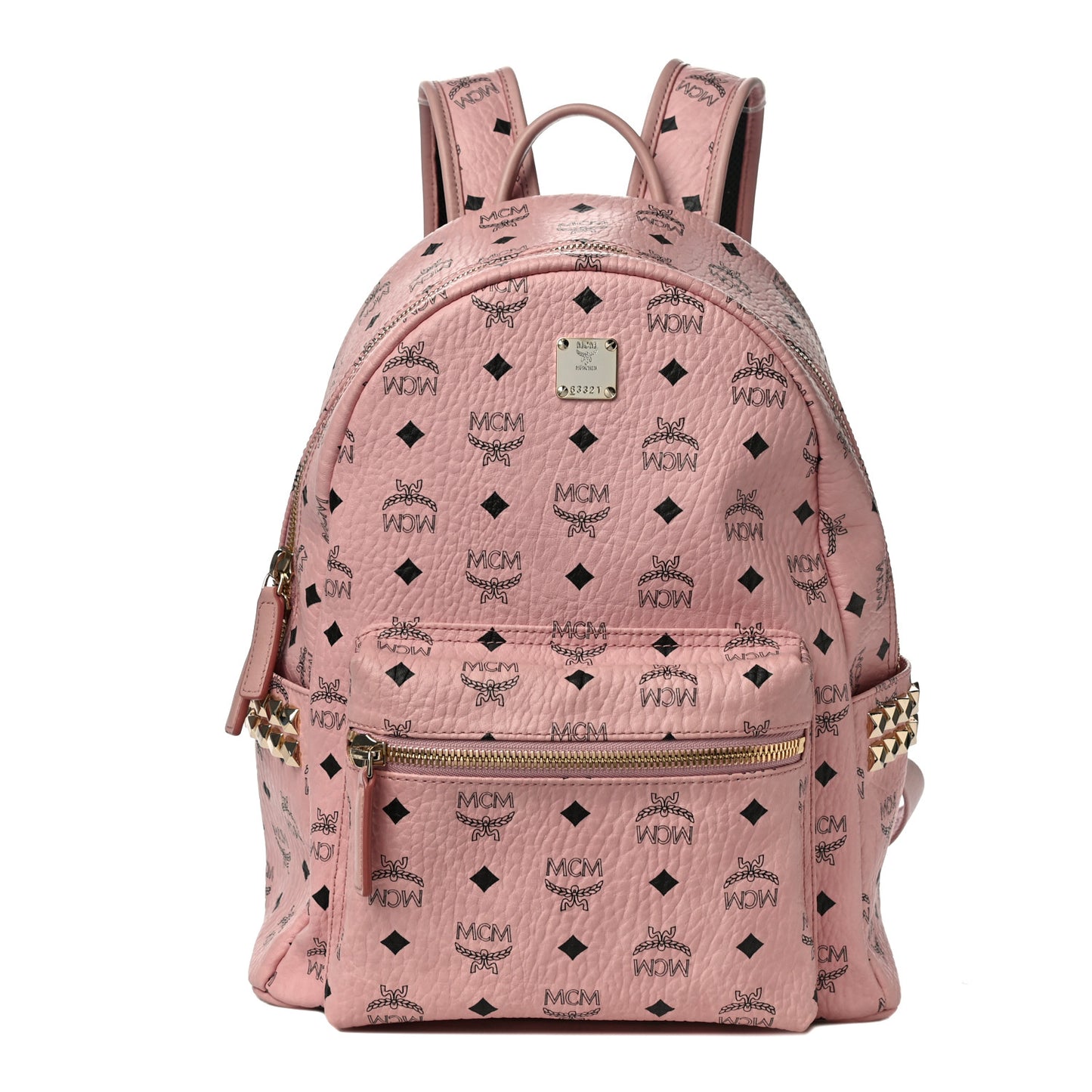 Visetos Small Side Stud Stark Backpack Soft Pink