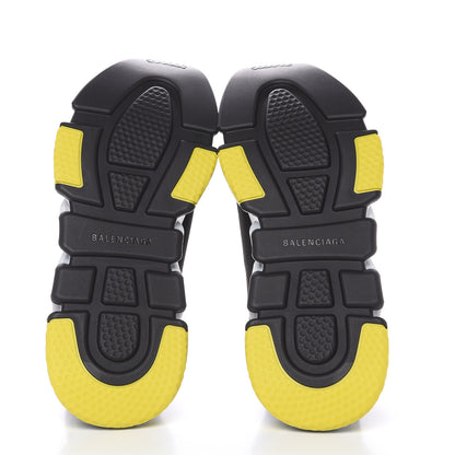 Balenciaga Neoprene Knit BB Mens Speed Sneakers 45 Black Grey Yellow 5 of 8