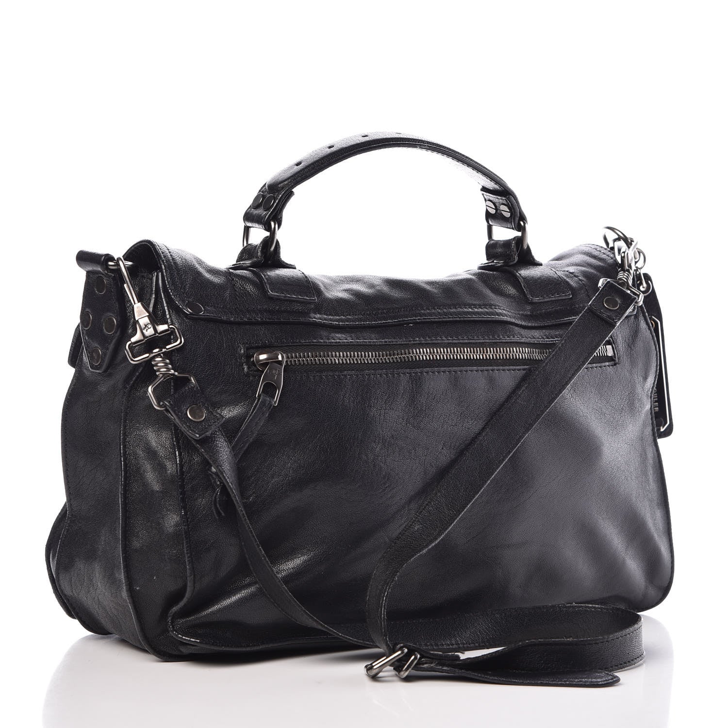 Proenza Schouler Lambskin Medium PS1 Satchel Black 3 of 18