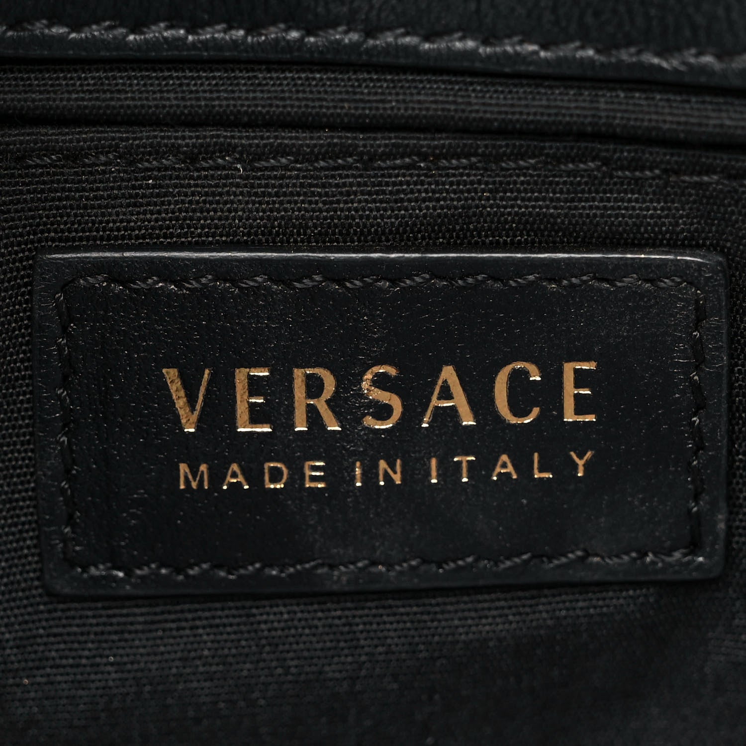 Versace Nappa Quilted Small Medusa Chain Crossbody Black 6 of 9
