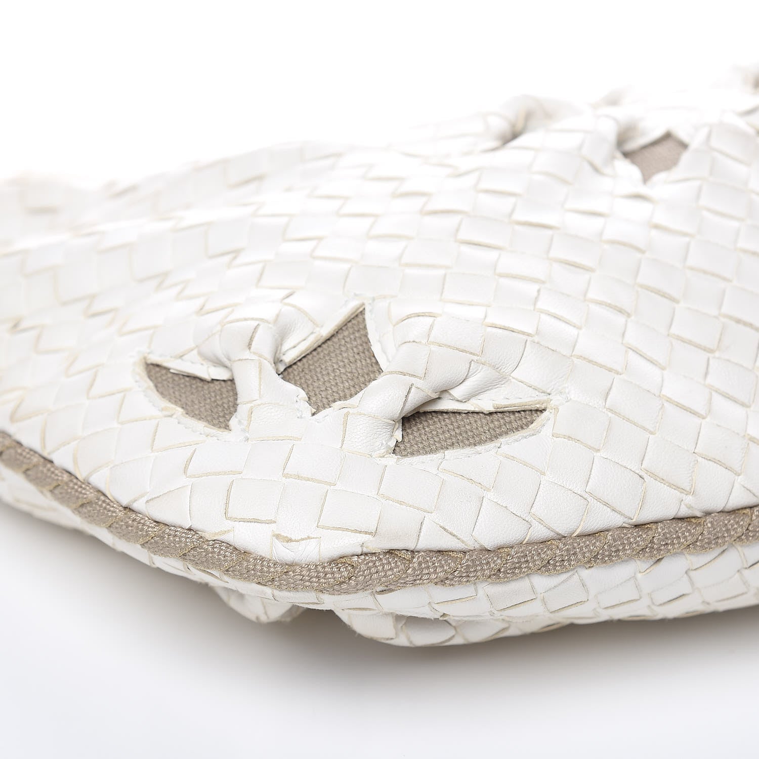 Bottega Veneta Nappa Intrecciato Flower Medium Veneta Hobo White 9 of 12