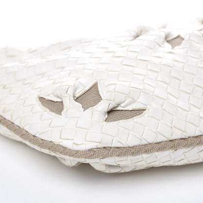 Bottega Veneta Nappa Intrecciato Flower Medium Veneta Hobo White 9 of 12