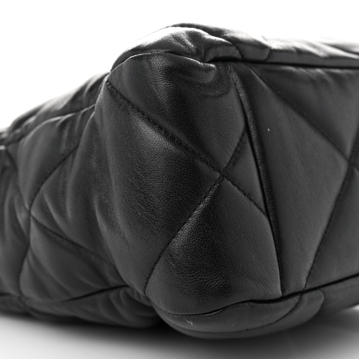 Chanel Lambskin Quilted Chanel 19 Shopping Bag Black 10 of 12