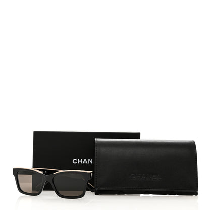 Chanel Acetate Square Sunglasses 5417 Black 8 of 8