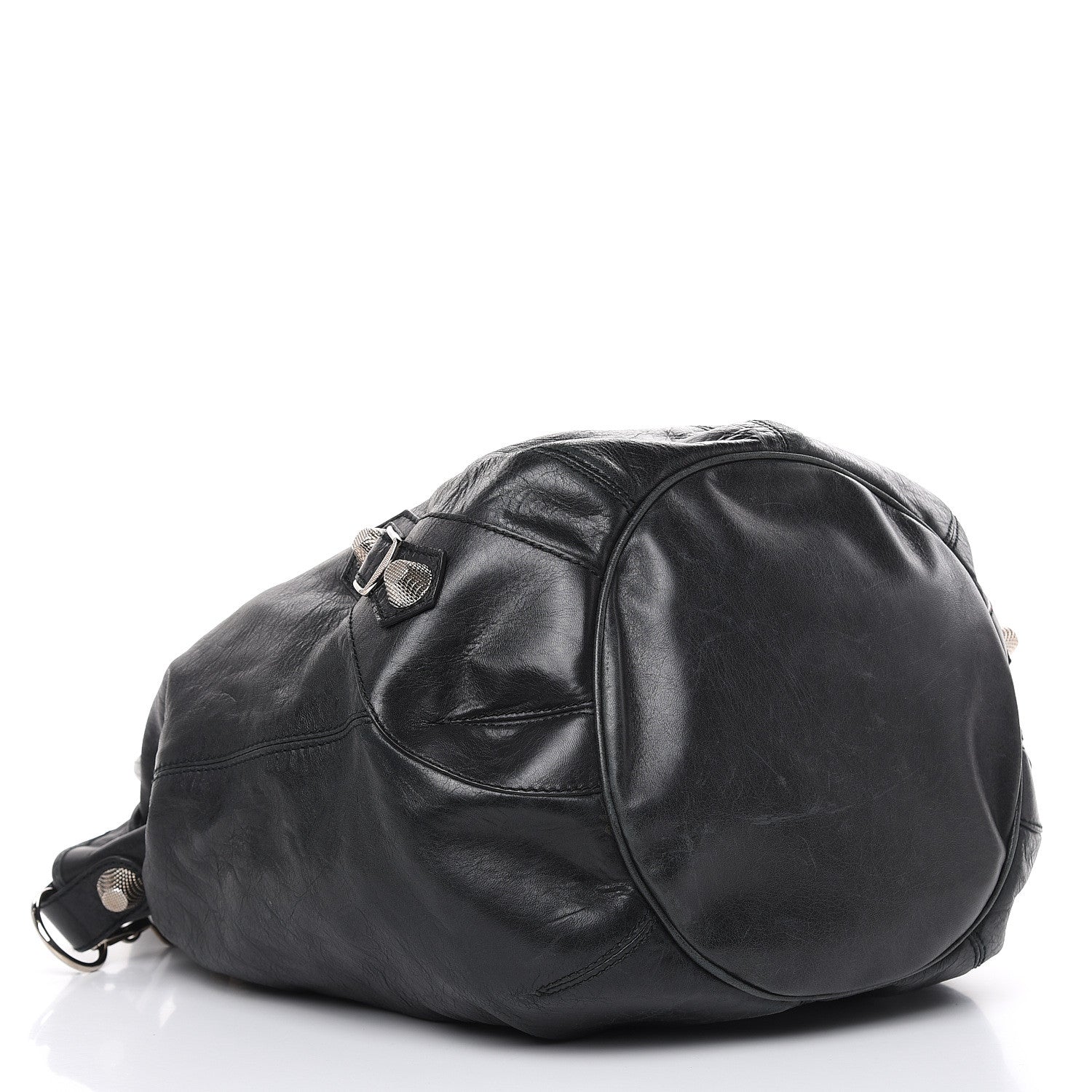 Balenciaga Agneau Giant 21 Silver Hardware Pompon Black 4 of 18