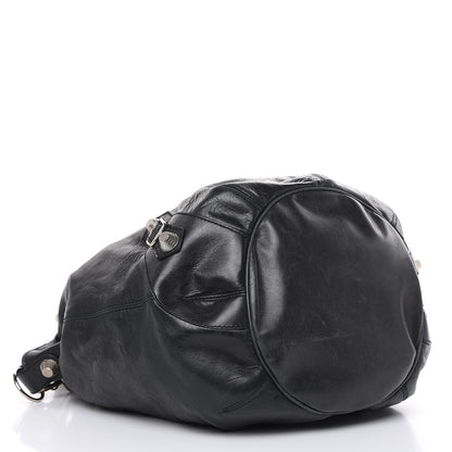 Balenciaga Agneau Giant 21 Silver Hardware Pompon Black 4 of 18