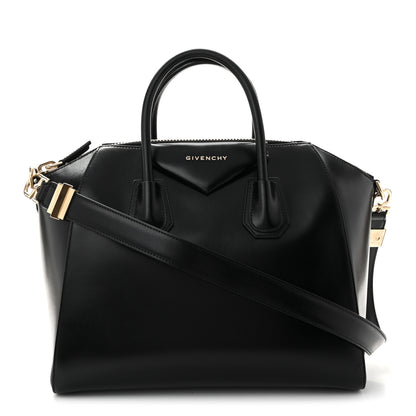 Givenchy Shiny Lord Calfskin Medium Antigona Black 1 of 10