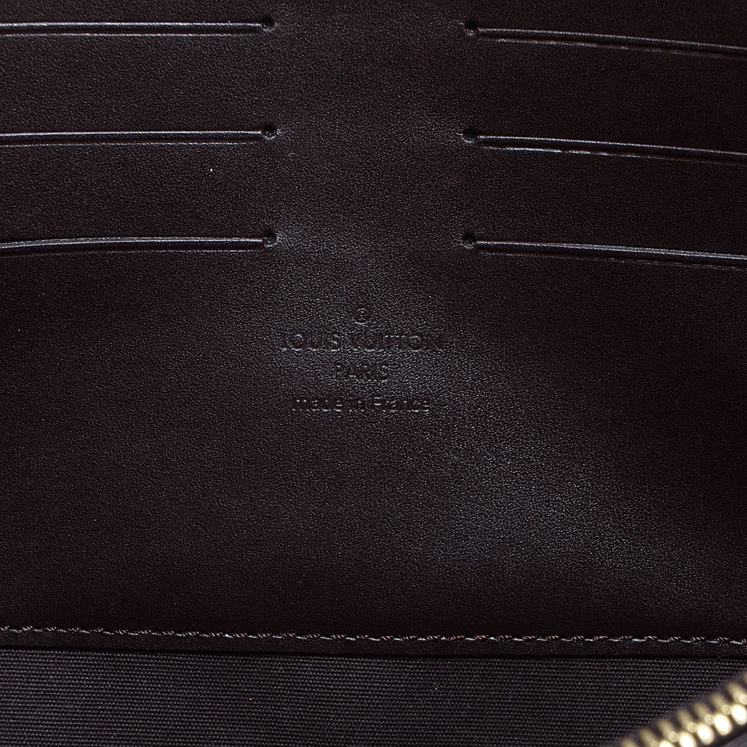 Louis Vuitton Vernis Robertson Clutch Amarante 7 of 8