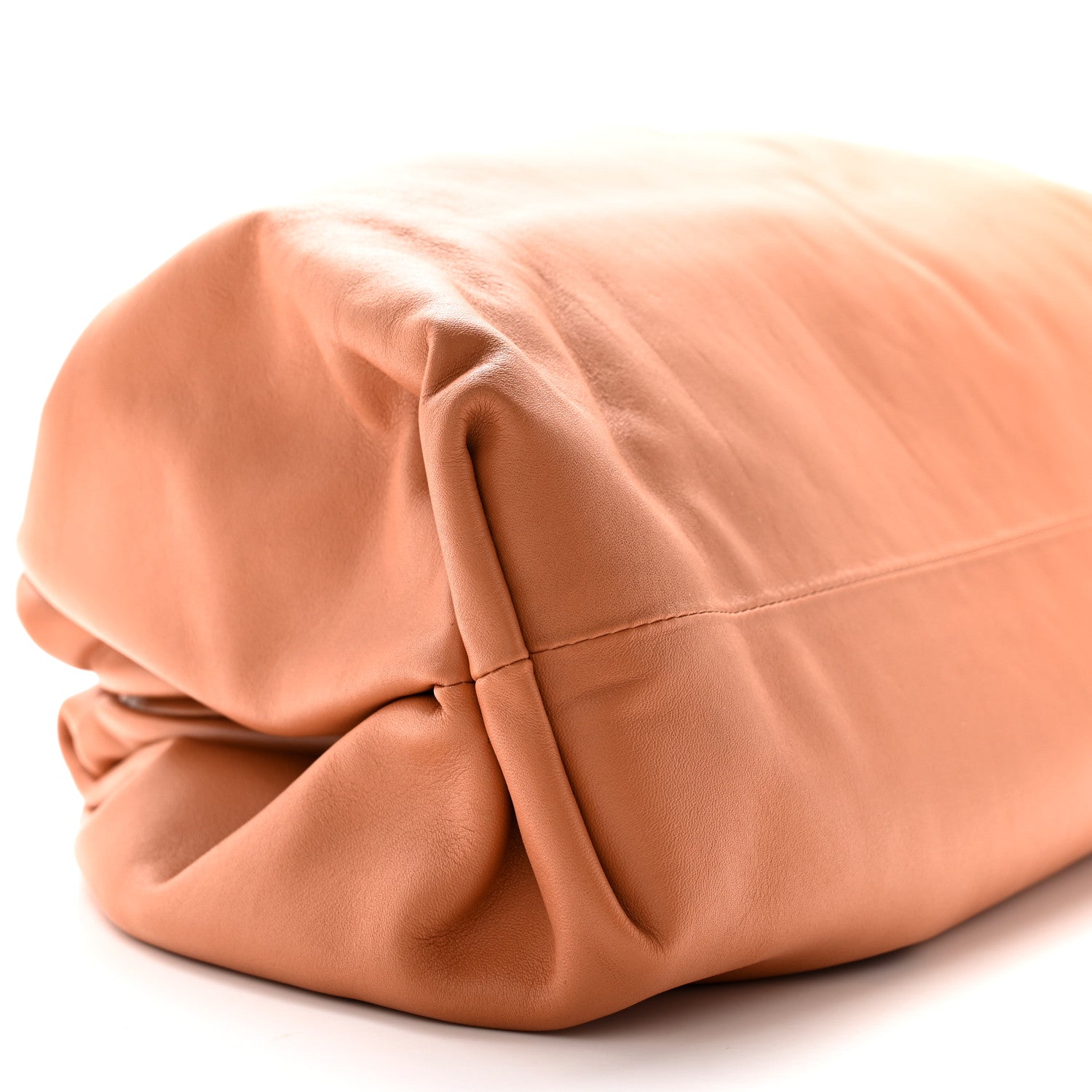 Bottega Veneta Smooth Butter Calf The Pouch Oversized Clutch Clay 9 of 11