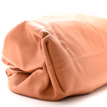 Bottega Veneta Smooth Butter Calf The Pouch Oversized Clutch Clay 9 of 11