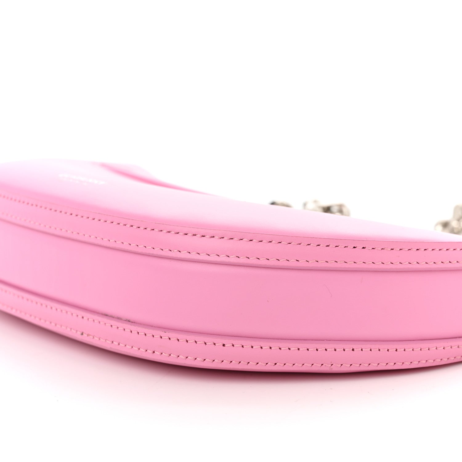 Burberry Lambskin Small Olympia Chain Shoulder Bag Primrose Pink 8 of 9