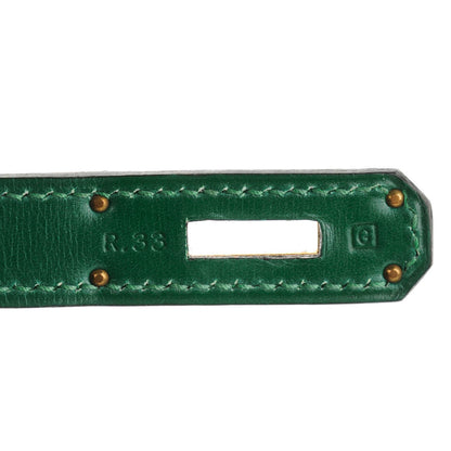 Hermes Box Vibrato Birkin 35 Vert Clair 9 of 24