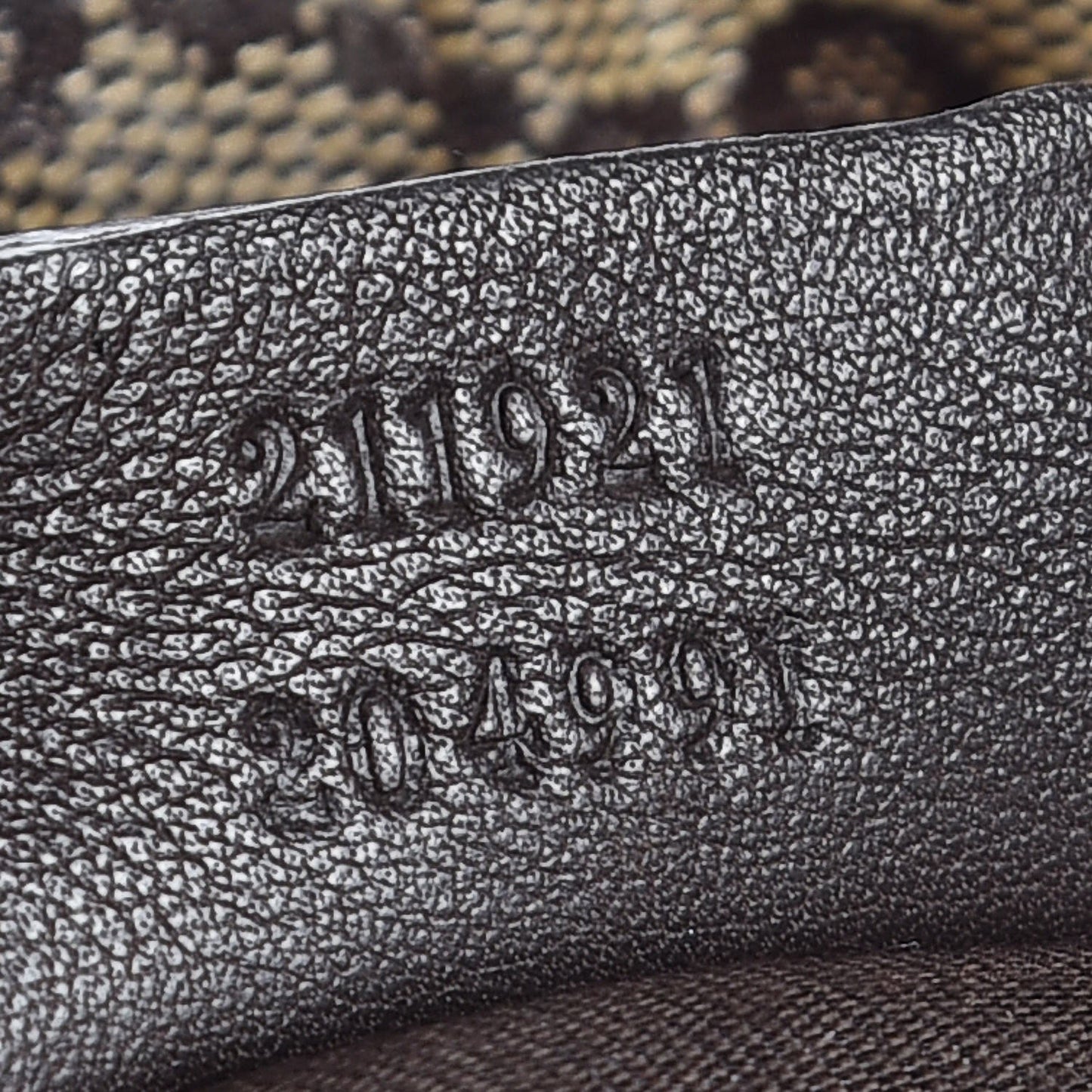 Crystal Monogram Medium Web Tote Brown