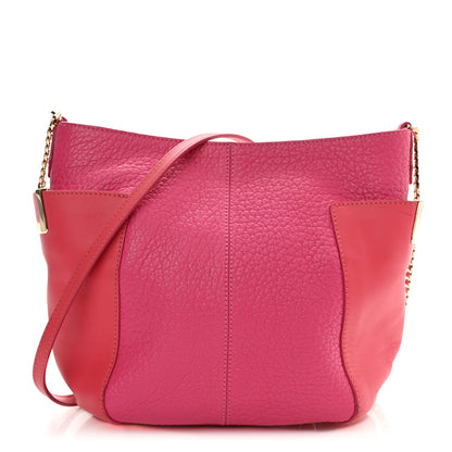 Jimmy Choo Calfskin Chain Tote Pink 1 of 12