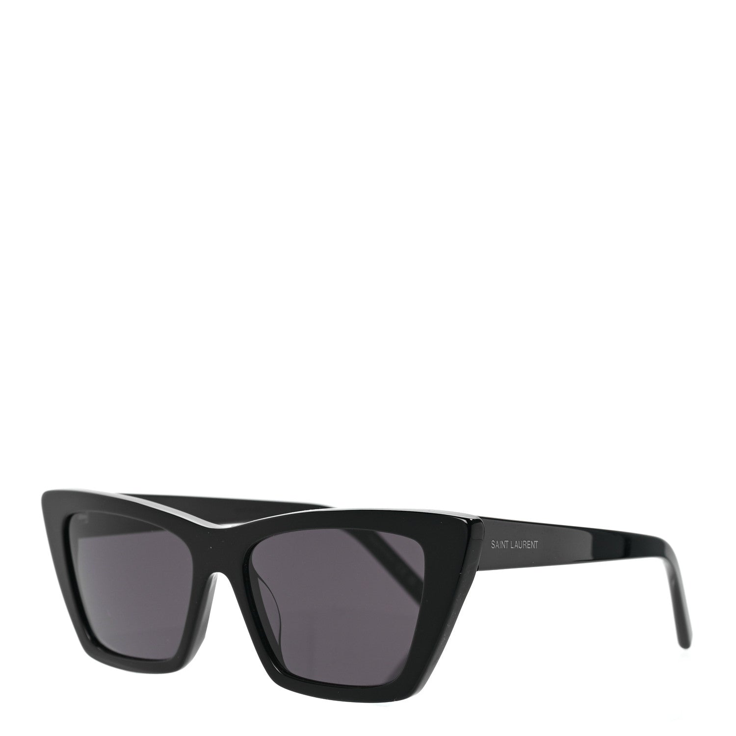 Saint Laurent Acetate Mica Cat Eye Sunglasses SL 276 Black 1 of 7