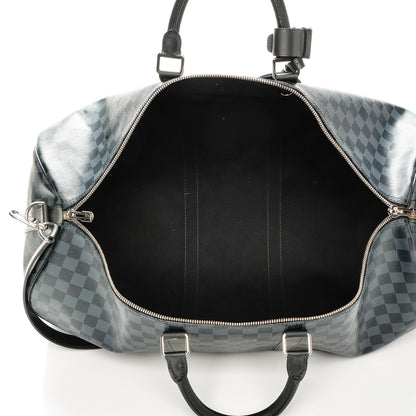 Louis Vuitton Damier Cobalt Keepall Bandouliere 55 5 of 6