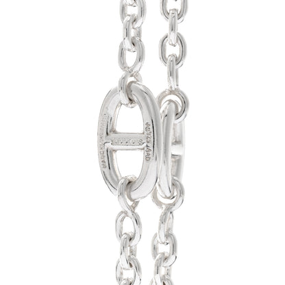 Hermes Sterling Silver Farandole Necklace 160 4 of 4