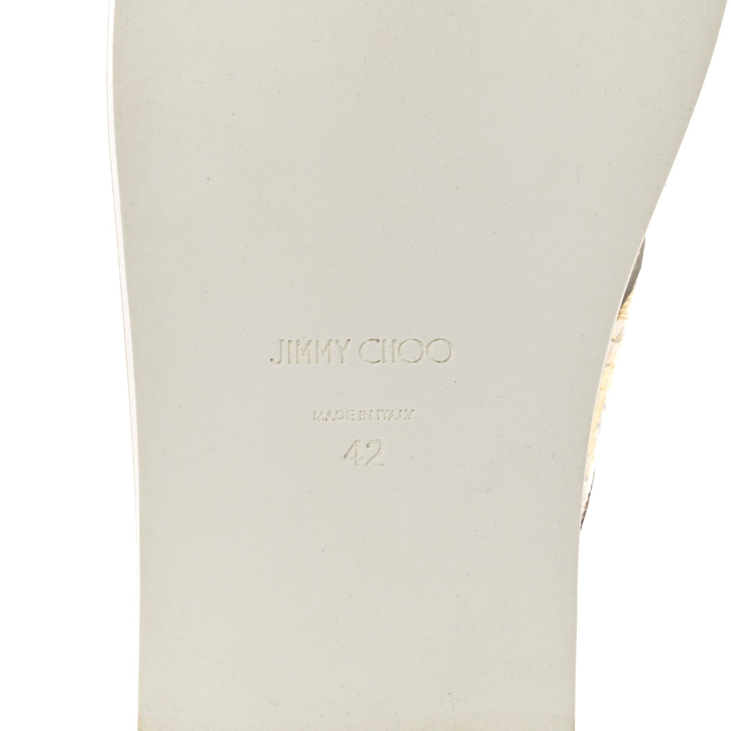 Jimmy Choo Glossy Rainbow Elaphe Palmo Sunrise Flat Sandals 42 Multicolor 6 of 9