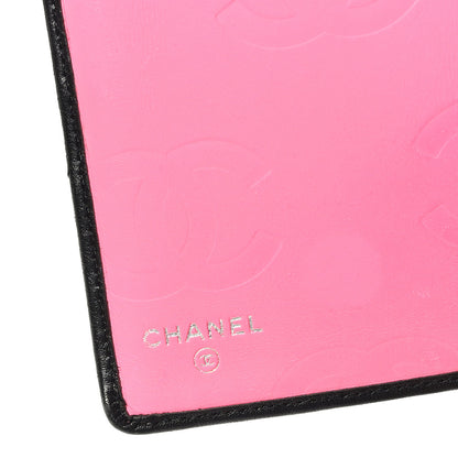 Chanel Calfskin Quilted Cambon Yen Wallet Black White 5 of 9