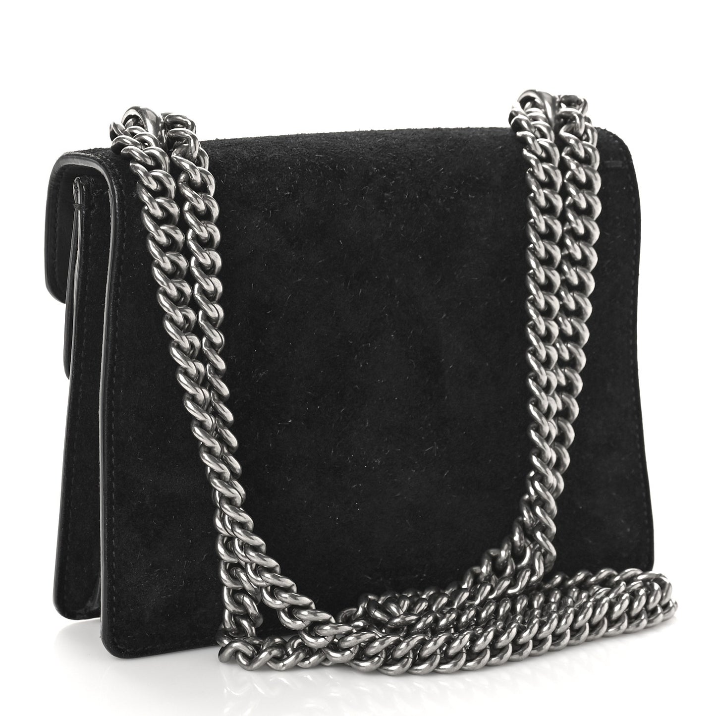 Suede Mini Dionysus Shoulder Bag Black