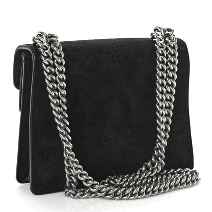 Gucci Suede Mini Dionysus Shoulder Bag Black 3 of 11