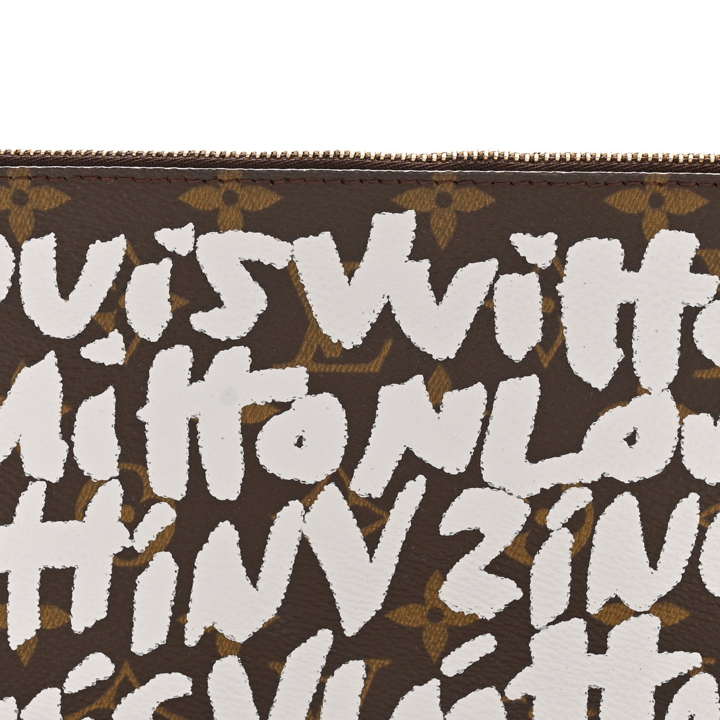 Monogram Graffiti Pochette Accessories Silver