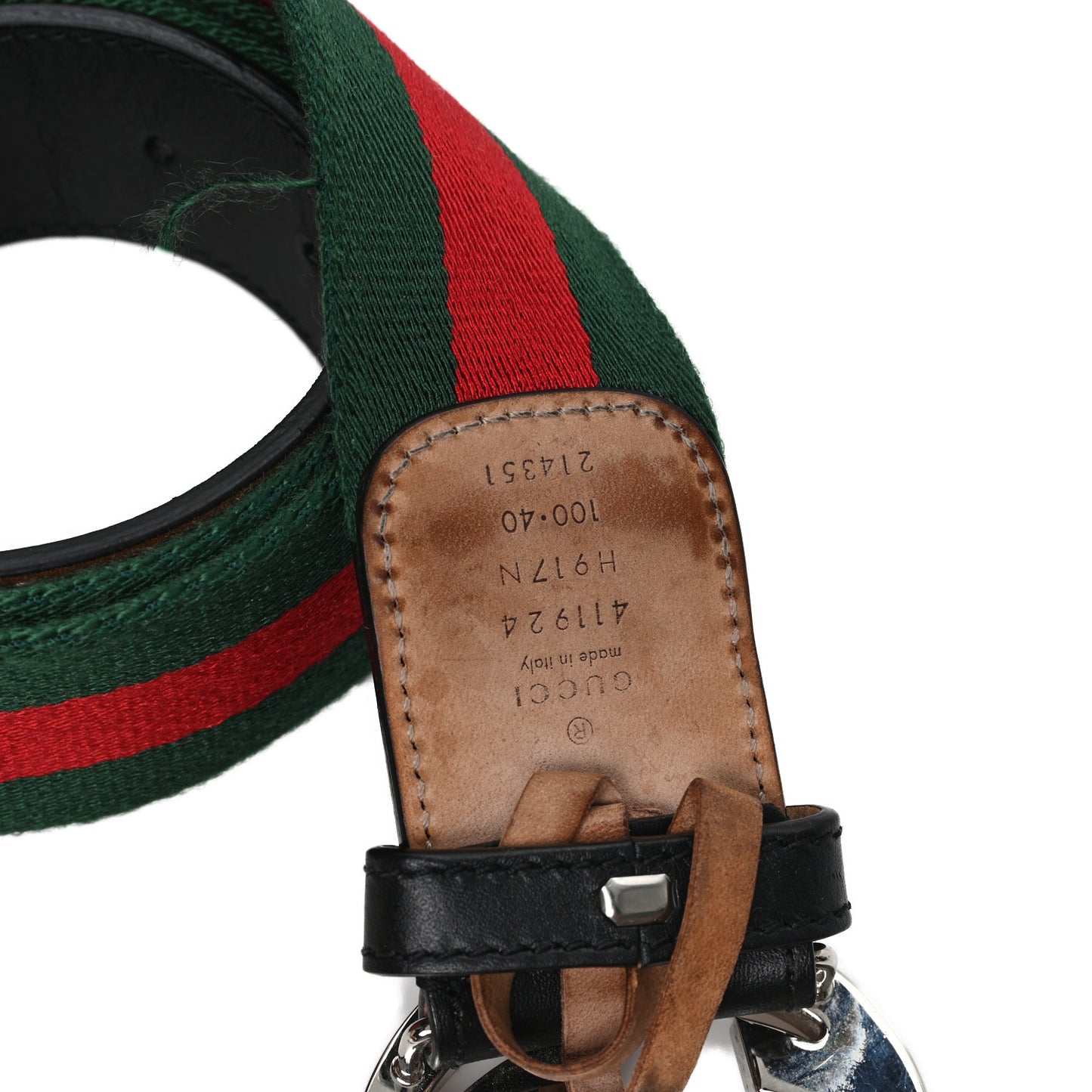 Canvas Web Interlocking G 100 40 Belt Black