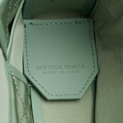 Bottega Veneta Paper Calfskin Maxi Intreccio Cassette Crossbody Bag Sage 6 of 8