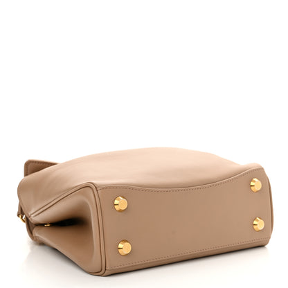 Balenciaga Natural Smooth Calfskin Mini Rodeo Top Handle Handbag Latte 4 of 12