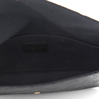 Louis Vuitton Empreinte Pochette Felicie Chain Wallet Black 6 of 10