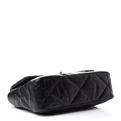 Chanel Lambskin Quilted Large Chanel 19 Flap Black 4 of 12
