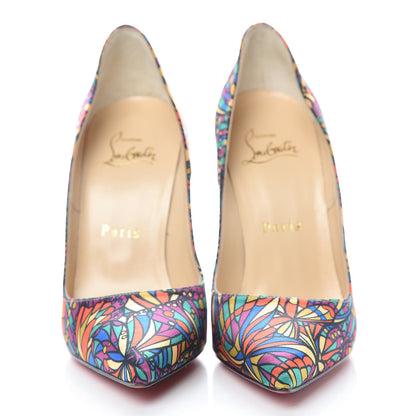 Christian Louboutin Satin Vitrail So Kate 120 Pumps 35.5 Multicolor 2 of 8