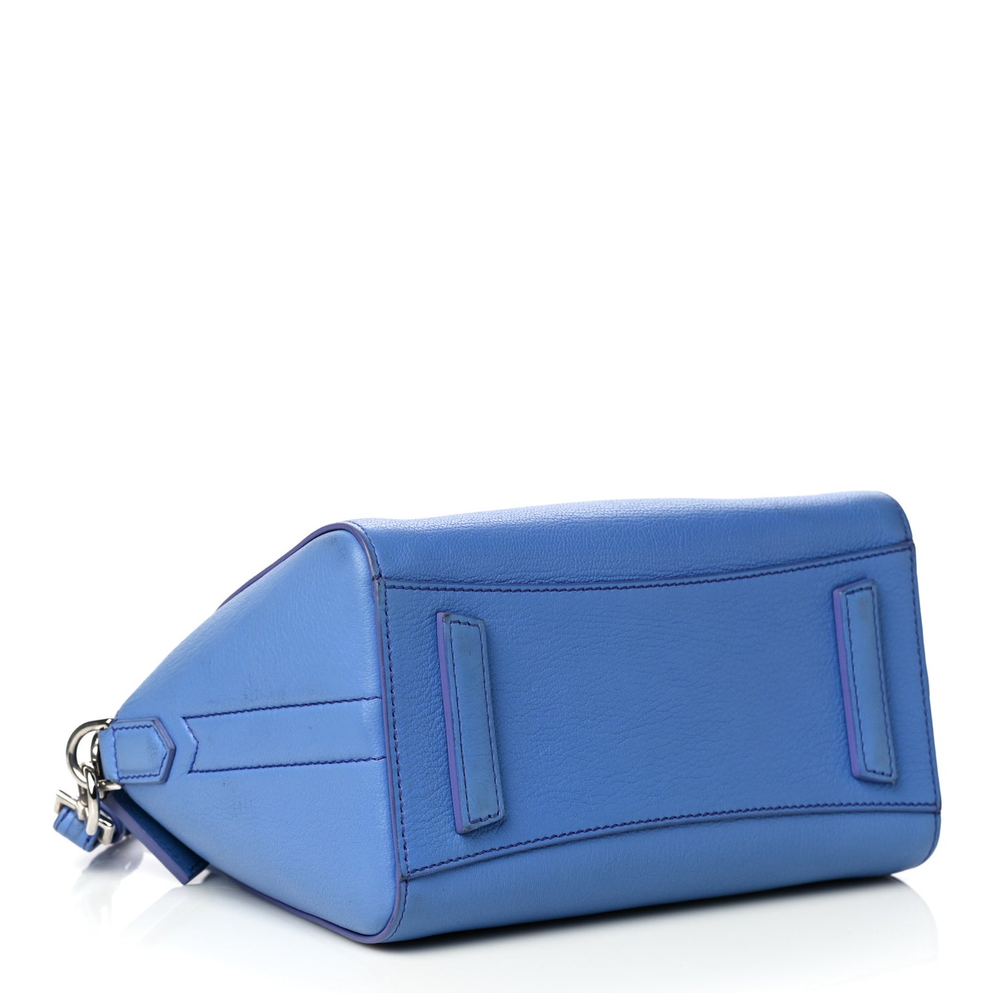 Sugar Goatskin Mini Antigona Blue