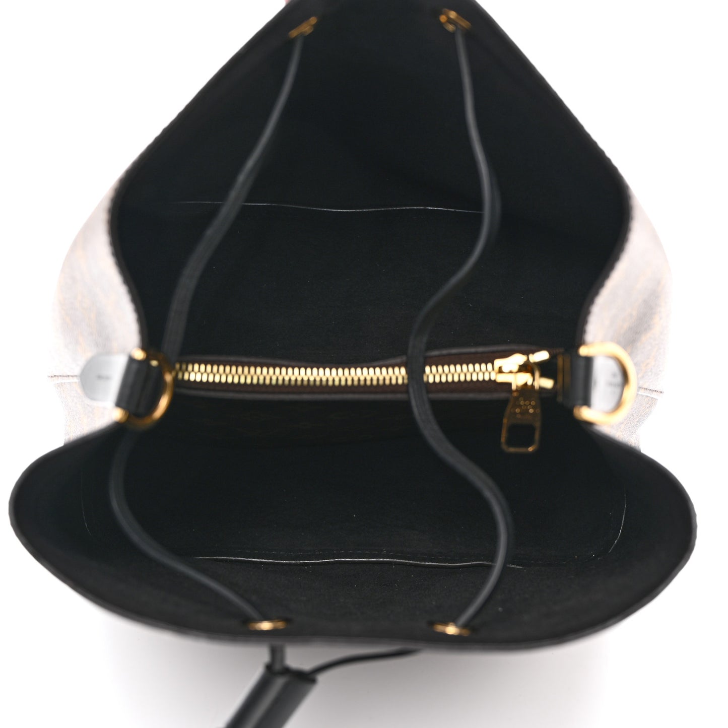 LOUIS VUITTON Monogram Neonoe MM Black