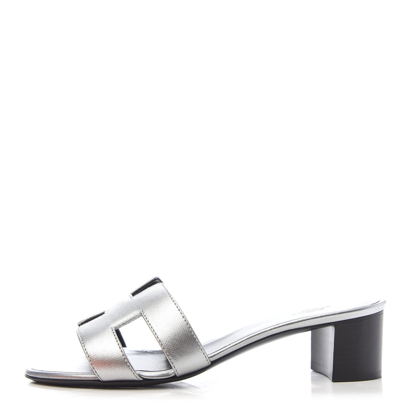 Metallic Epsom Oasis Sandals 38 Argent