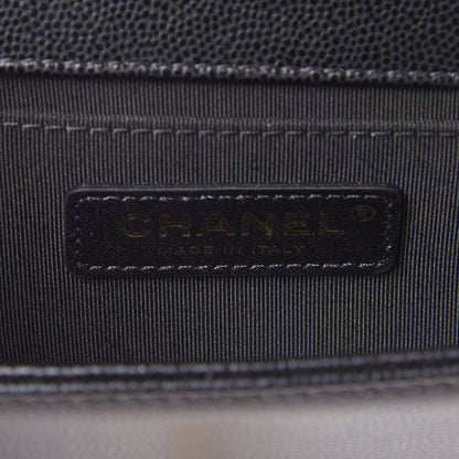 Chanel Caviar Quilted Small Boy Flap Black 8 of 10