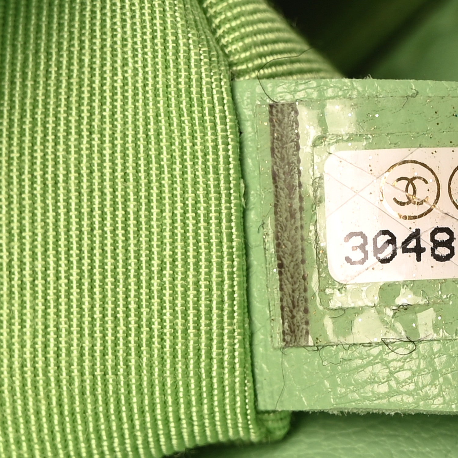 Chanel Goatskin Quilted Medium Chanel 19 Flap Green 7 of 10