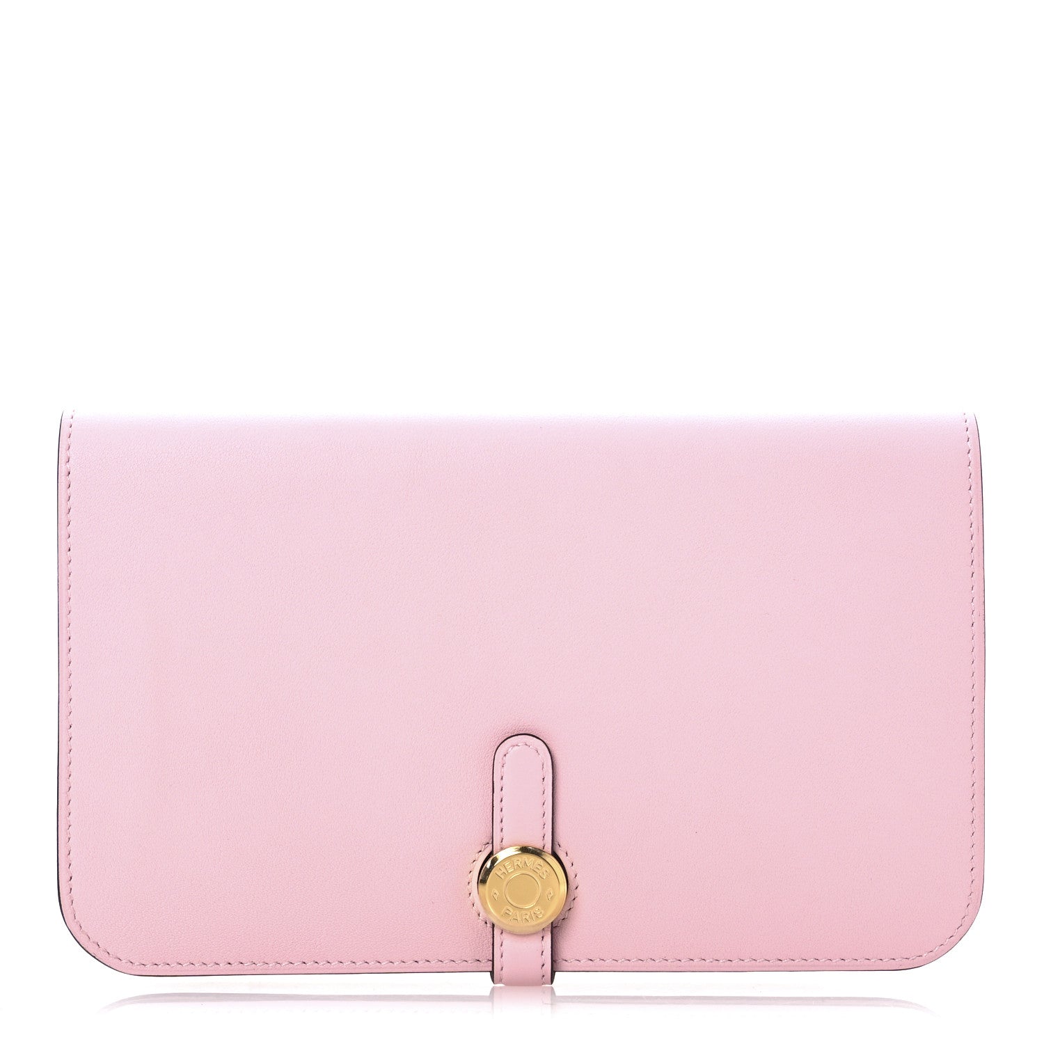 Hermes Swift Dogon Duo Wallet Rose Sakura 1 of 11