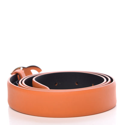 Chanel Lambskin CC Belt 90 36 Orange 3 of 8
