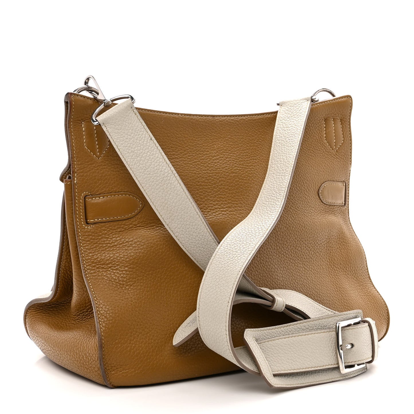 Taurillon Clemence Bi-Color Jypsiere 31 Kraft Gris Perle
