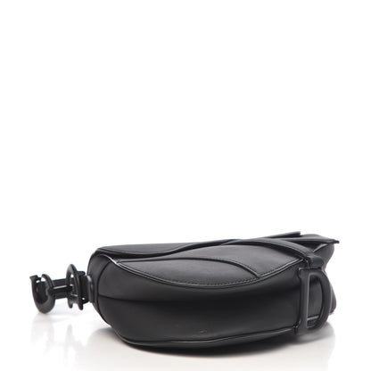 Christian Dior Ultra Matte Calfskin Saddle Bag Black 4 of 14