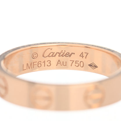 Cartier 18K Yellow Gold 3.5mm LOVE Wedding Band Ring 47 4 4 of 5
