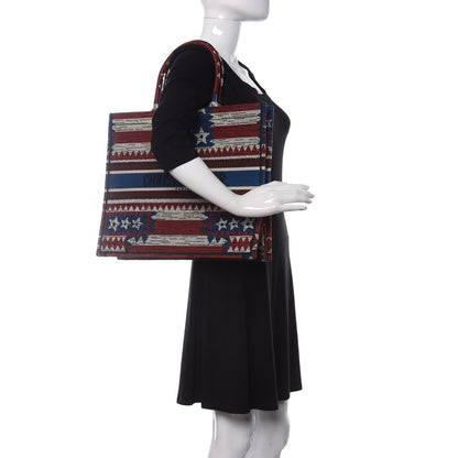 Christian Dior Canvas Embroidered Exclusive US Book Tote Multicolor 2 of 9