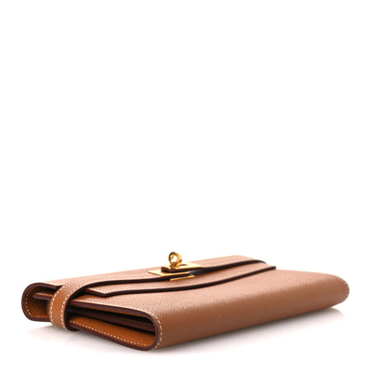 Hermes Epsom Kelly Longue Wallet Gold 4 of 8