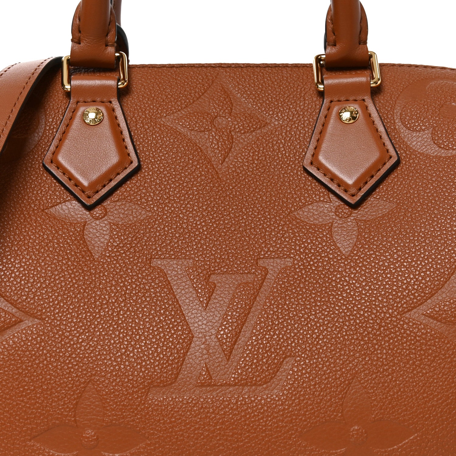 Louis Vuitton Empreinte Monogram Giant Speedy Bandouliere 25 Cognac 7 of 9
