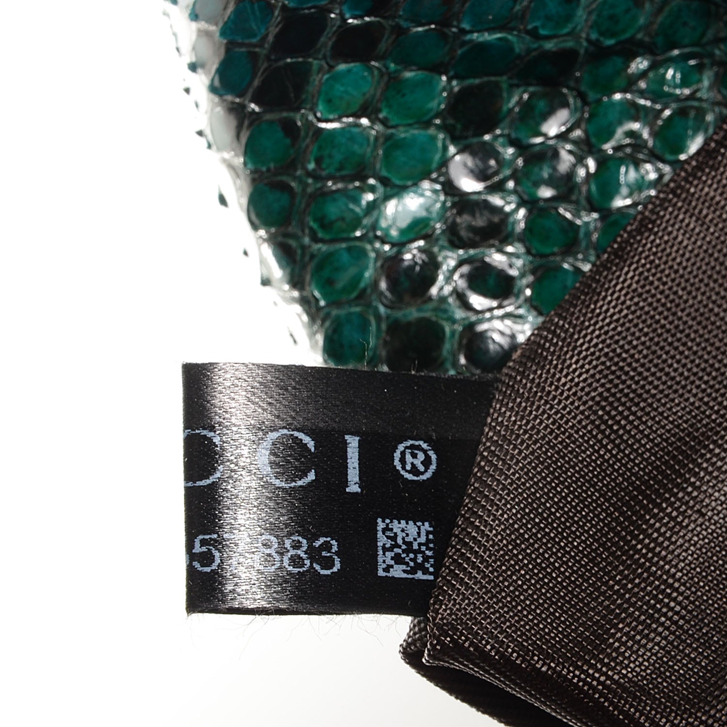Gucci Python Medium Jackie Shoulder Hobo Malachite Green 6 of 9