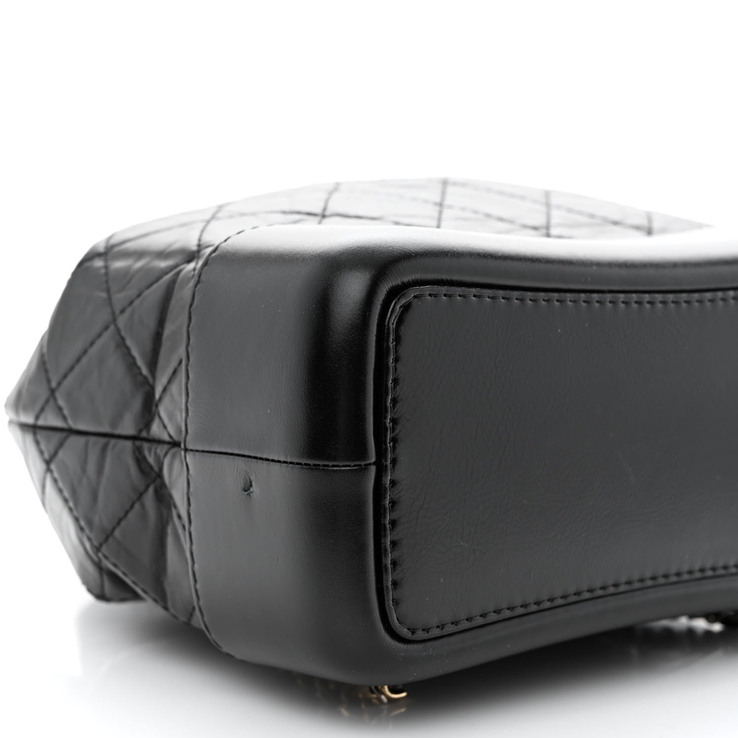 Chanel Aged Calfskin Quilted Small Gabrielle Backpack Black 9 of 11
