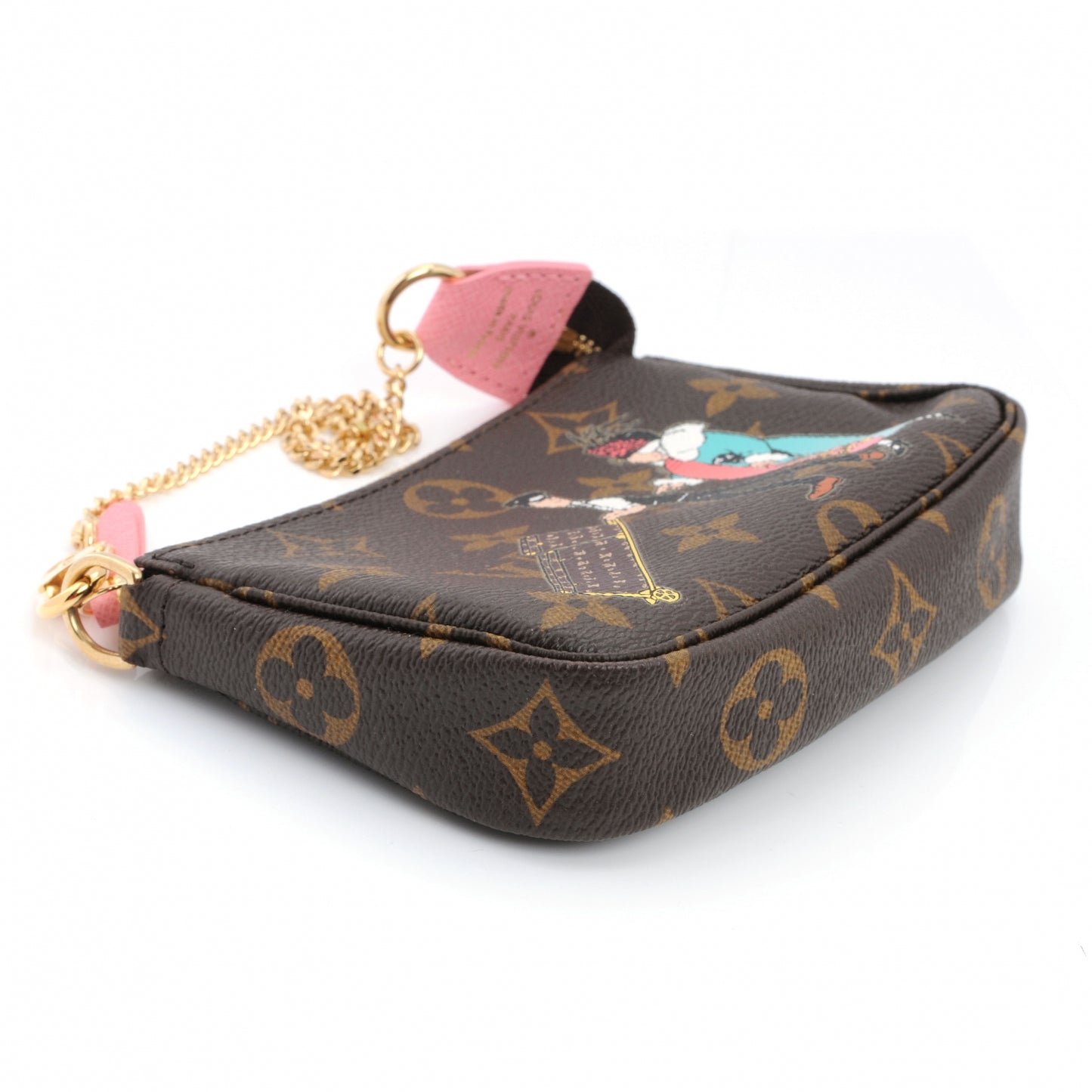 Monogram Illustre Mini Pochette Accessories Rose