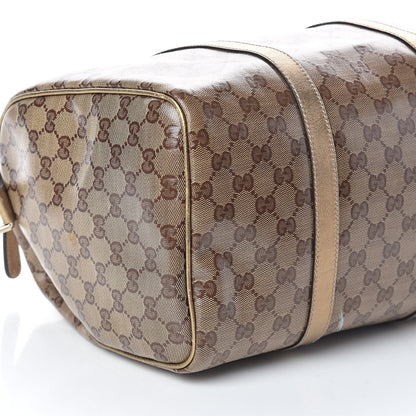 Gucci Crystal Monogram Medium Joy Boston Bronze 8 of 9